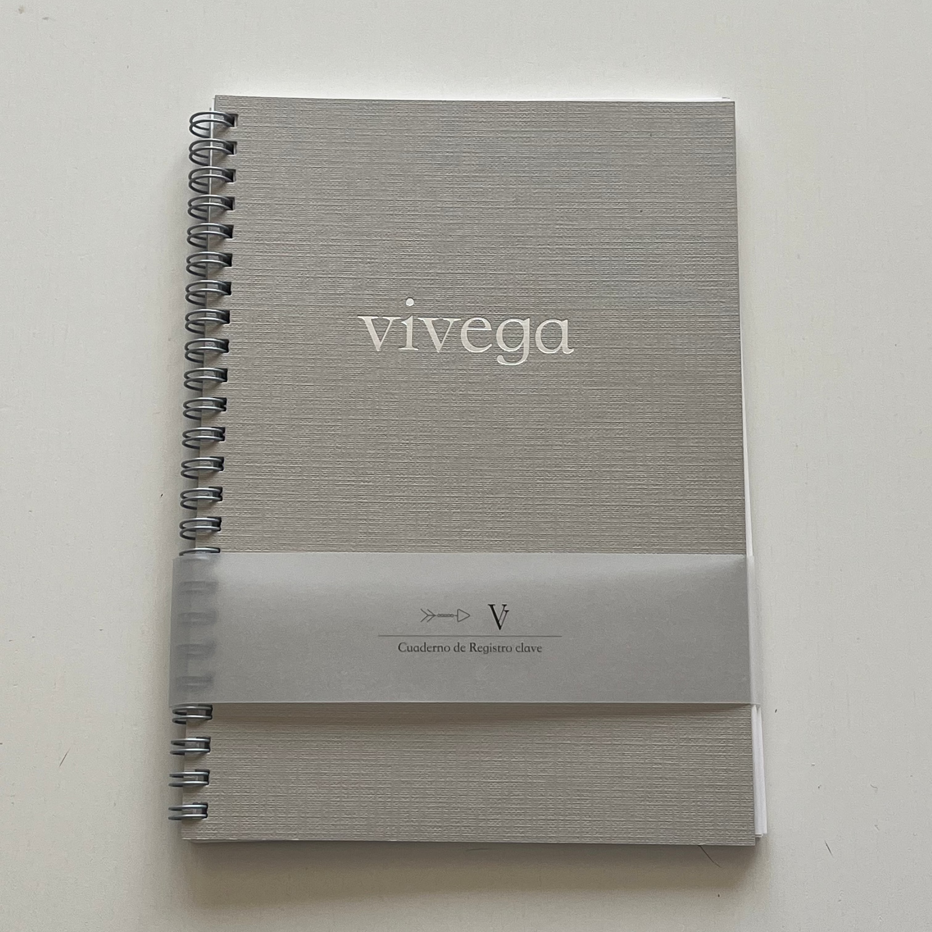 Cuaderno de registro clave