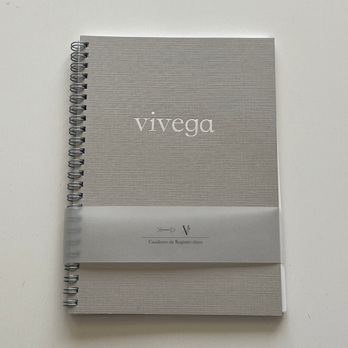 Cuaderno de registro clave